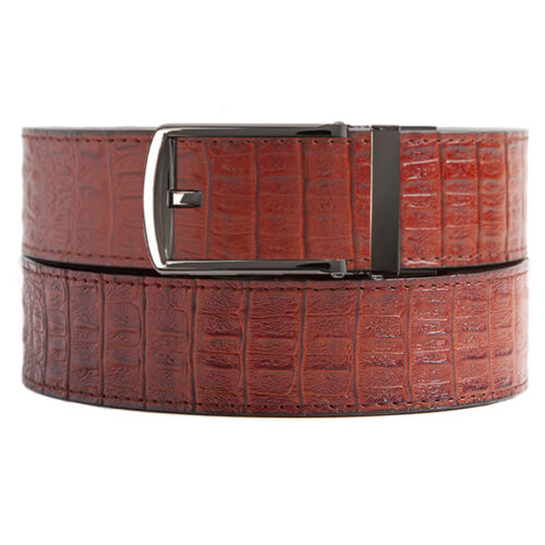 Cambridge Faux Cayenne Crocodile Belt
